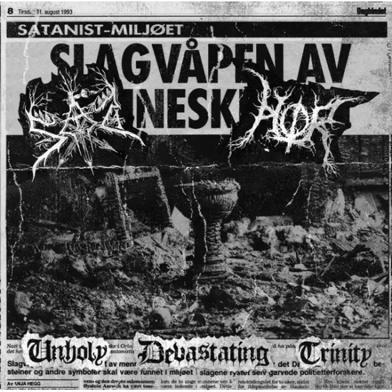 SAD / HOR - Unholy Devastating Trinity (SPLIT LP)