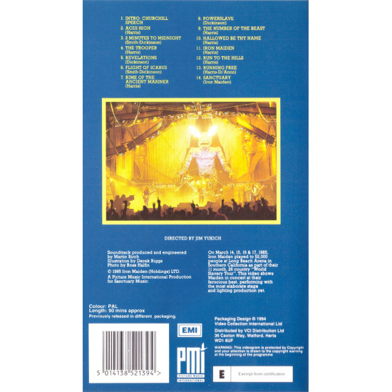 Iron Maiden - Live After Death (World Slavery Tour '85) (VHS)