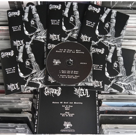 Cult Of Oizys / Migul ‎– Visions Of Grief And Mourning (SPLIT CD)