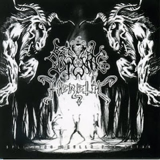 Heretic (4) / Bestial Summoning - Splitting Skulls For Satan