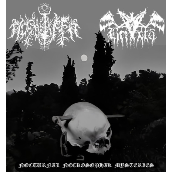 Noxulifer / Brixxta - Nocturnal Necrosophik Mysteries (SPLIT CD)