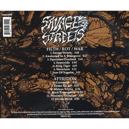 Savage Streets (2) - Filth / Rot / War / Attrition
