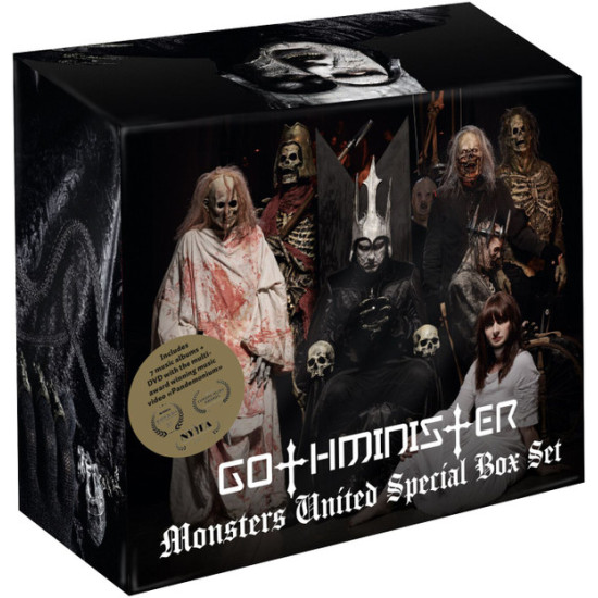 Gothminister ‎– Monsters United Special Box Set (7 CD'S & 1 DVD)