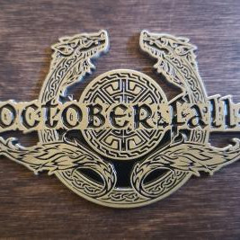 October Falls (Metal Pin)
